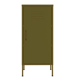 Armoire de rangement Vert olive 42,5x35x101,5 cm Acier