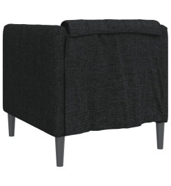 Fauteuil noir tissu