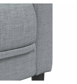 Fauteuil gris clair tissu