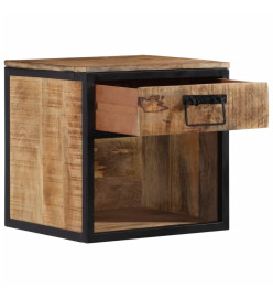 Table de chevet 40x35x40 cm bois de manguier massif
