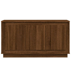 Buffet chêne marron 102x35x55 cm bois d'ingénierie