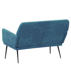 Banc Bleu 108x79x79 cm Velours