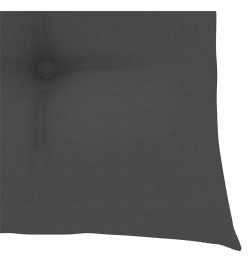 Chaises de jardin empilables avec coussins 4 pcs Teck solide