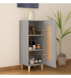 Buffet Sonoma gris 34,5x34x90 cm Bois d'ingénierie