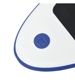 Ensemble de planche SUP gonflable avec voile Bleu et blanc