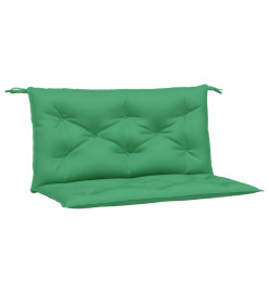 Coussins de banc de jardin 2 pcs vert 100x50x7 cm tissu Oxford