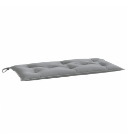 Coussin de banc de jardin gris 110x50x7 cm tissu oxford