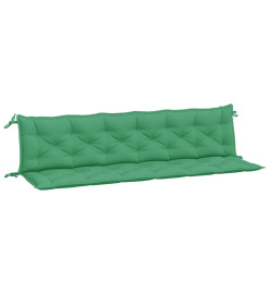 Coussins de banc de jardin 2 pcs vert 200x50x7 cm tissu Oxford