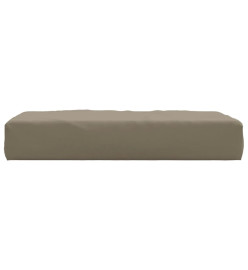 Coussin de palette taupe 60x60x8 cm tissu oxford