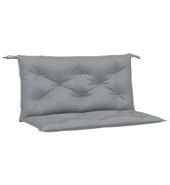 Coussins de banc de jardin 2 pcs gris 100x50x7 cm tissu Oxford