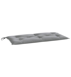 Coussins de banc de jardin 2 pcs gris 100x50x7 cm tissu Oxford