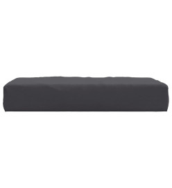 Coussin de palette noir 60x60x8 cm tissu oxford