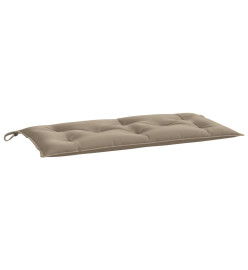 Coussin de banc de jardin taupe 100x50x7 cm tissu oxford