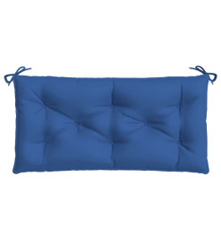Coussin de banc de jardin bleu 110x50x7 cm tissu oxford