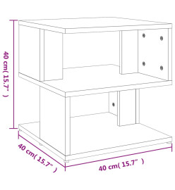 Table d'appoint Chêne sonoma 40x40x40 cm Aggloméré