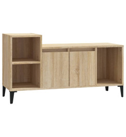 Meuble TV Chêne sonoma 100x35x55 cm Bois d'ingénierie