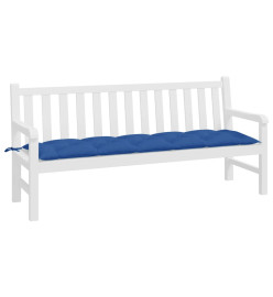 Coussin de banc de jardin bleu royal 180x50x7 cm tissu oxford