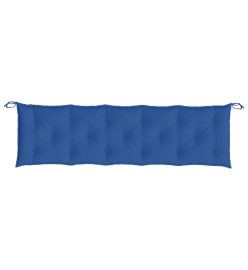 Coussin de banc de jardin bleu royal 180x50x7 cm tissu oxford