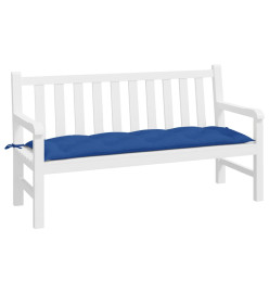 Coussin de banc de jardin bleu royal 150x50x7 cm tissu oxford