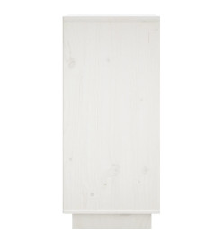 Buffets 2 pcs Blanc 31,5x34x75 cm Bois massif de pin