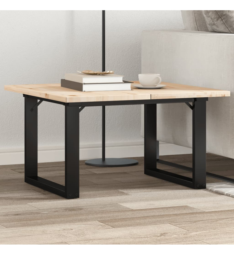 Pieds de table basse cadre en O 50x40x38 cm fonte