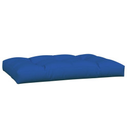 Coussins de palette 7 pcs bleu royal tissu