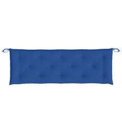Coussins de banc de jardin 2 pcs bleu 150x50x7 cm tissu Oxford