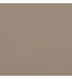 Coussins de banc de jardin 2 pcs taupe 180x50x7 cm tissu Oxford