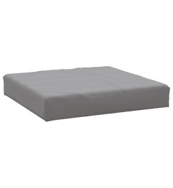 Coussin de palette gris 60x60x8 cm tissu oxford