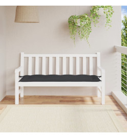 Coussin de banc de jardin noir 150x50x7 cm tissu oxford