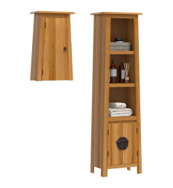 Ensemble de meubles de salle de bain 2 pcs bois de pin massif