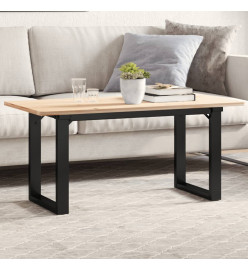 Pieds de table basse cadre en O 80x40x43 cm fonte