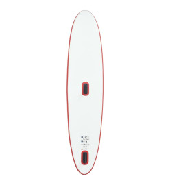 Ensemble de planche SUP gonflable avec voile Rouge et blanc