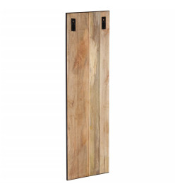 Porte-manteau 35x8x110 cm bois de manguier massif brut