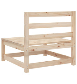 Salon de jardin 9 pcs bois de pin massif
