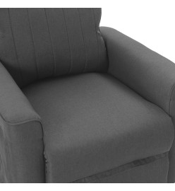 Fauteuil électrique de massage Gris foncé Tissu