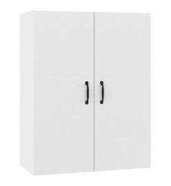 Armoire suspendue Blanc 69,5x34x90 cm Bois d'ingénierie