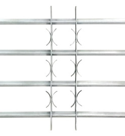 Grille réglable de sécurité de fenêtres et 4 barres 500-650 mm