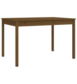 Ensemble à dîner de jardin 4 pcs marron miel bois pin massif