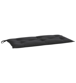 Coussin de banc de jardin noir 100x50x7 cm tissu oxford