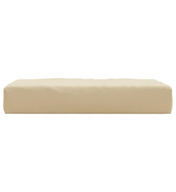 Coussin de palette beige 60x60x8 cm tissu oxford