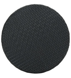 Ensemble de bar de jardin 3 pcs et coussins Résine tressée Noir