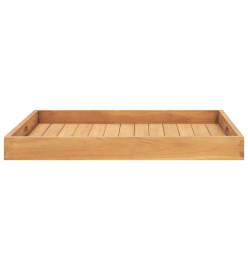 Plateau de service 70x70 cm Bois de teck massif