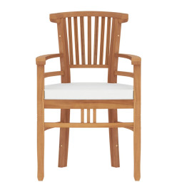 Ensemble à manger de jardin 9 pcs Bois de teck solide