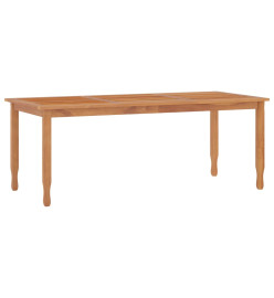 Ensemble à manger de jardin 9 pcs Bois de teck solide