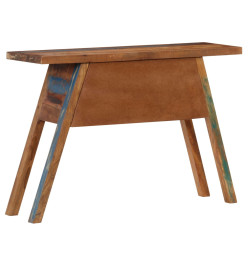 Table console 110x30x75 cm Bois solide de récupération