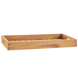 Plateau de service 60x35 cm Bois de teck massif