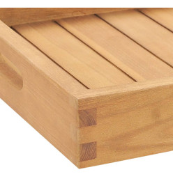 Plateau de service 60x35 cm Bois de teck massif