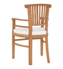 Ensemble à manger de jardin 7 pcs Bois de teck solide