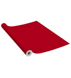 Films autoadhésifs pour meubles 2 pcs Rouge 500x90 cm PVC